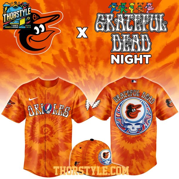 Baltimore Orioles Grateful Dead Game 2026 Night Custom Baseball Jersey