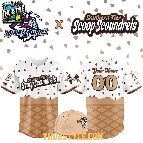 Binghamton Rumble Ponies x Southern Tier Scoop Scoundrels Night 2026 Jersey