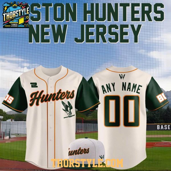 Boston Hunters x WPBL 2026 Season Personalized Baseball Jersey
