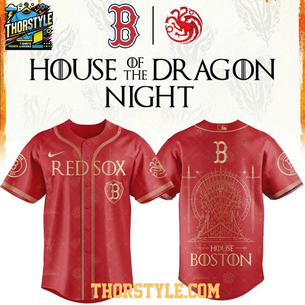 Boston Red Sox x House Of The Dragons 2026 GOT Night Baseball Jersey