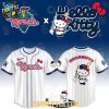 Cedar Rapids Kernels x Hello Kitty Classic Striped 2026 Night MiLB Game Jersey