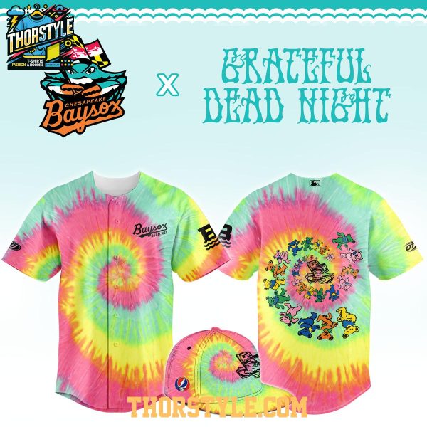 Chesapeake Baysox 2026 Grateful Dead Night MiLB Game Custom Jersey