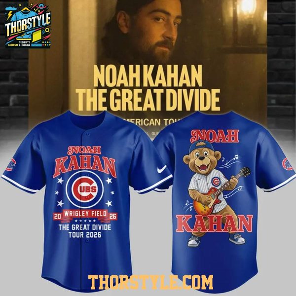 Chicago Cubs x Noah Kahan The Great Divide Tour 2026 MLB Baseball Jersey
