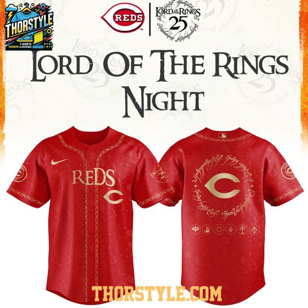 Cincinnati Reds The Lord of The Rings 2026 Custom MLB Jersey