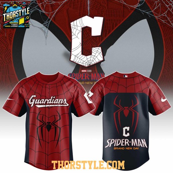 Cleveland Guardians x Spider-Man Brand New Day 2026 Theme Game Jersey