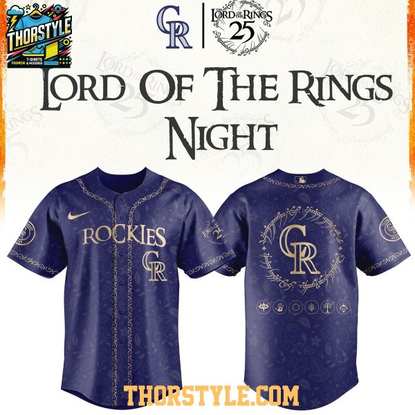 Colorado Rockies The Lord of The Rings 2026 Custom MLB Jersey