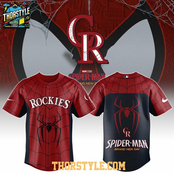 Colorado Rockies x Spider-Man Brand New Day 2026 Theme Game Jersey