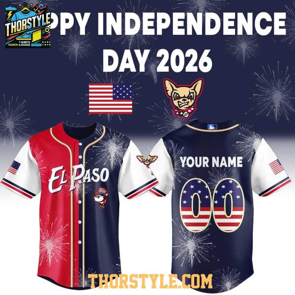 El Paso Chihuahuas 2026 Independence Day Mother Land Custom Jersey