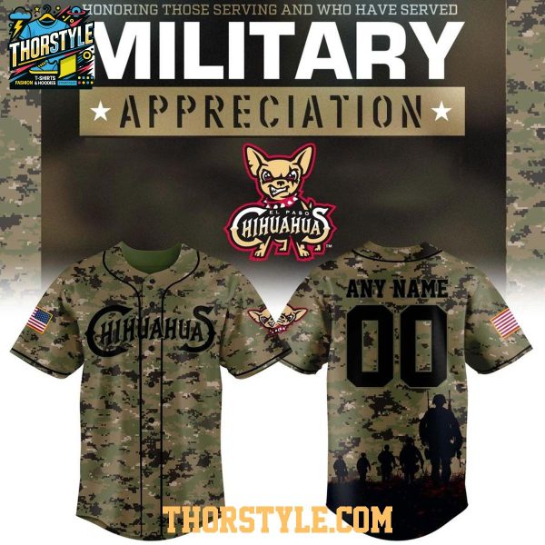 El Paso Chihuahuas 2026 Military Appreciation Night Always Remember Jersey