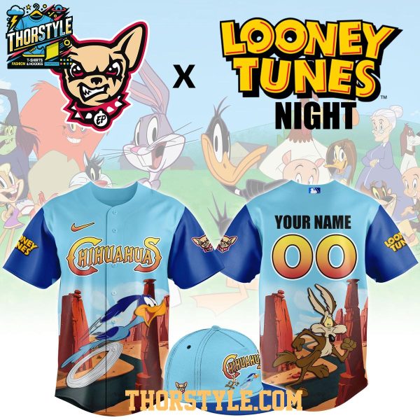 El Paso Chihuahuas x Looney Tunes 2026 Night Custom Baseball Jersey