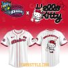Greenville Drive x Hello Kitty Classic Striped 2026 Night MiLB Game Jersey