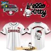 Hickory Crawdads x Hello Kitty Classic Striped 2026 Night MiLB Game Jersey