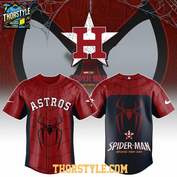 Houston Astros x Spider-Man Brand New Day 2026 Theme Game Jersey