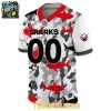 Jacksonville Sharks Military Appreciation Night 2026 Custom Football Jersey