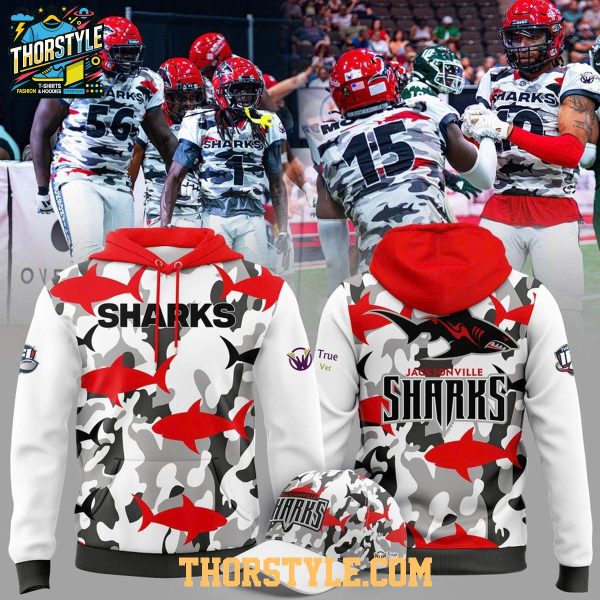Jacksonville Sharks x Military Appreciation Night 2026 Hoodie T-Shirt