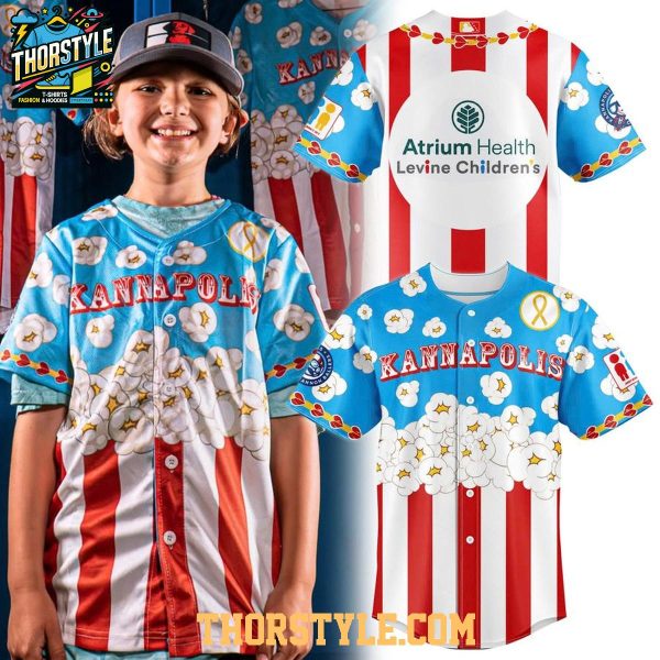 Kannapolis Cannon Ballers x Atrium Health Popcorn Night 2026 MiLB Jersey
