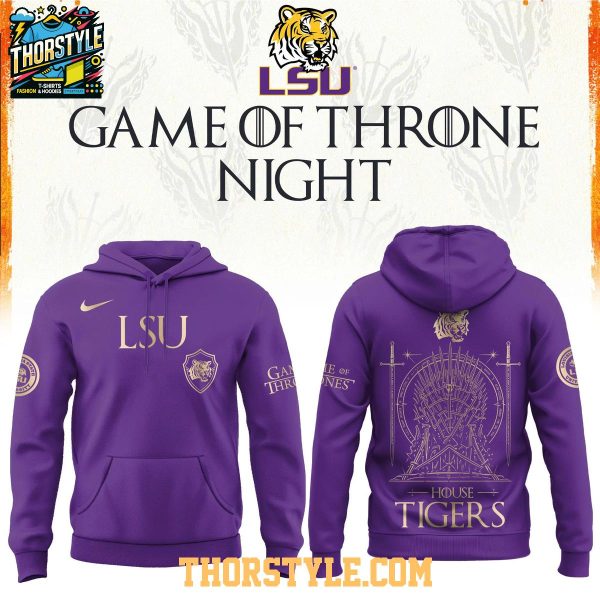 LSU Tigers 2026 House Of The Dragons Night NCAA Hoodie Shirts