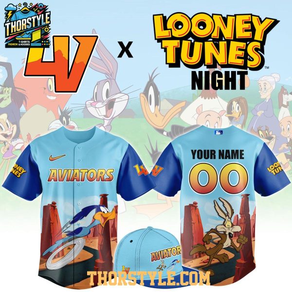 Las Vegas Aviators x Looney Tunes 2026 Night Custom Baseball Jersey
