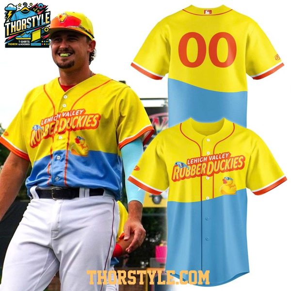 Lehigh Valley IronPigs Rubber Duckies Night 2026 Custom Baseball Jersey