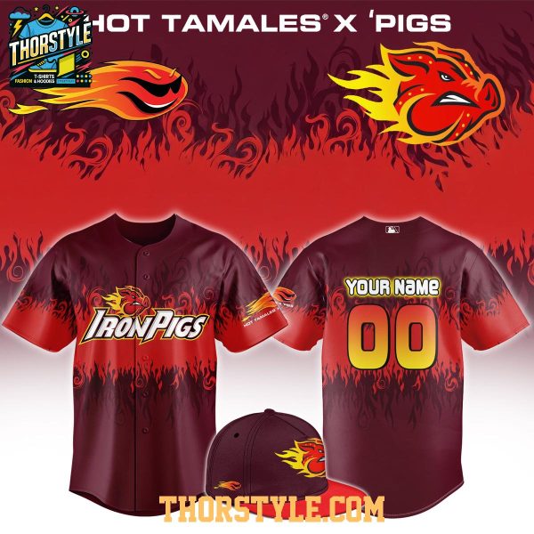 Lehigh Valley IronPigs x Hot Tamales 2026 Night MiLB Custom Jersey