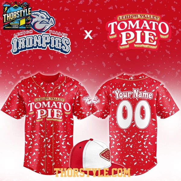 Lehigh Valley IronPigs x Tomato Pie 2026 Night MiLB Custom Jersey