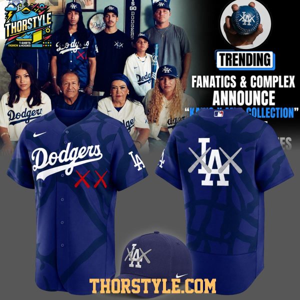 Los Angeles Dodgers 2026 KAWS x MLB Game Night Custom Baseball Jersey