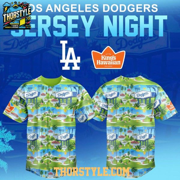 Los Angeles Dodgers Margaritaville 2026 Hawaiian Night Baseball Jersey