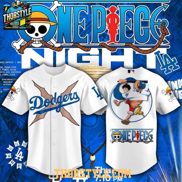 Los Angeles Dodgers x One Piece Night 2026 Personalized Baseball Jersey