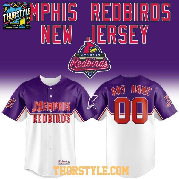 Memphis Redbirds New Season 2026 Celebrating MiLB Custom Jersey