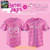Miami Marlins Barbie Special Night 2026 Personalized Baseball Jersey