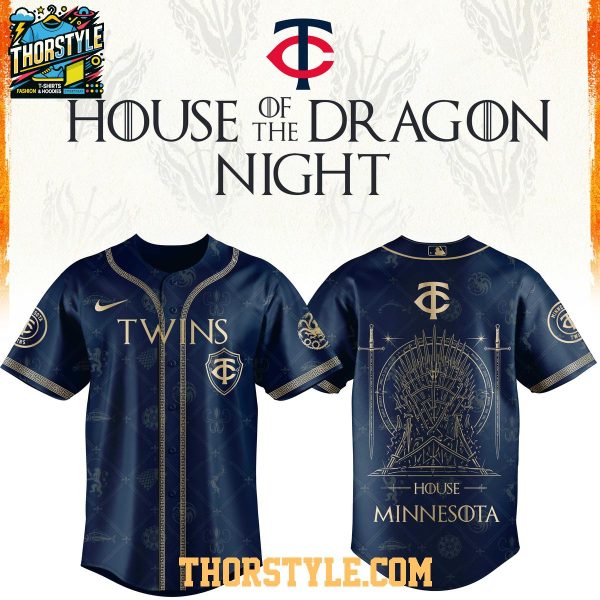 Minnesota Twins x House Of The Dragons 2026 GOT Night Baseball Jersey