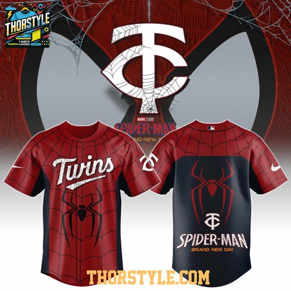 Minnesota Twins x Spider-Man Brand New Day 2026 Theme Game Jersey
