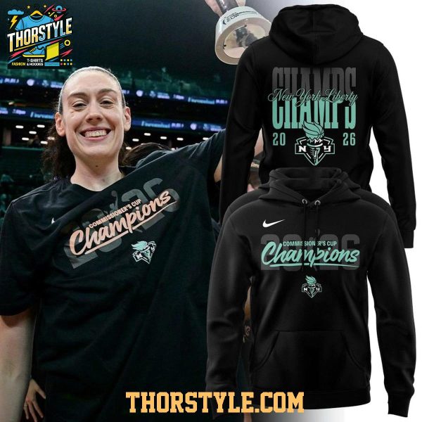 New York Liberty x WNBA Champions Of Commissioner’s Cup 2026 Hoodie Shirts