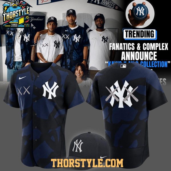 New York Yankees 2026 KAWS x MLB Game Night Custom Baseball Jersey
