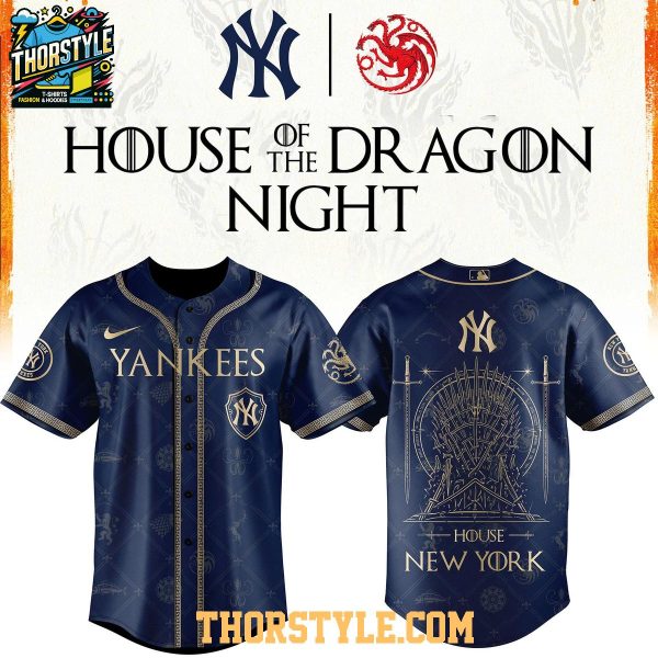 New York Yankees x House Of The Dragons 2026 GOT Night Baseball Jersey