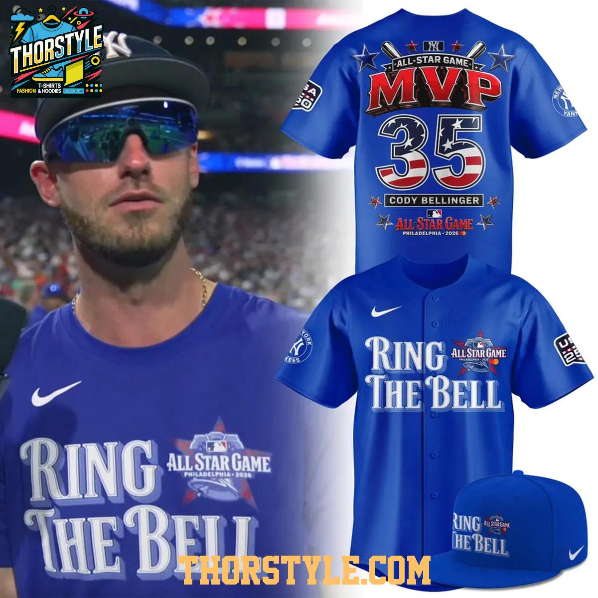 Philadelphia All-Star Game Cody Bellinger MVP Ring The Bell 2026 Baseball Jersey Philadelphia All-Star Game Cody Bellinger MVP Ring The Bell 2026 Baseball Jersey