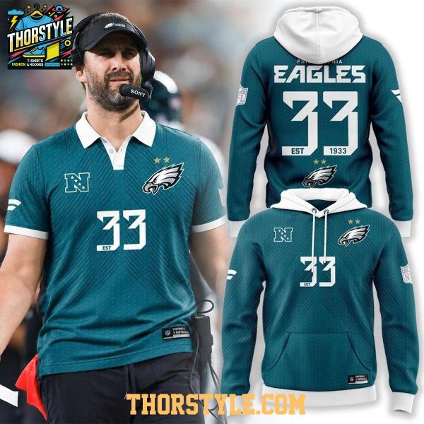 Philadelphia Eagles 1933 Founding Year 2026 Football Hoodie T-Shirt