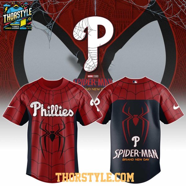 Philadelphia Phillies x Spider-Man Brand New Day 2026 Theme Game Jersey