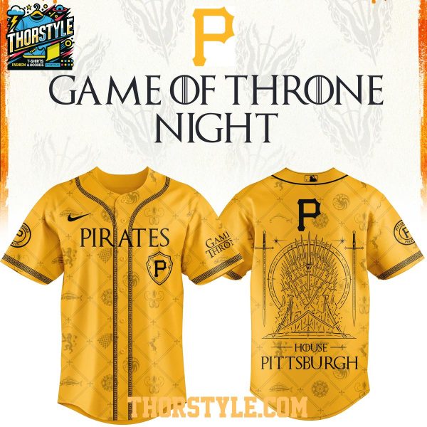 Pittsburgh Pirates x House Of The Dragons 2026 GOT Night Baseball Jersey