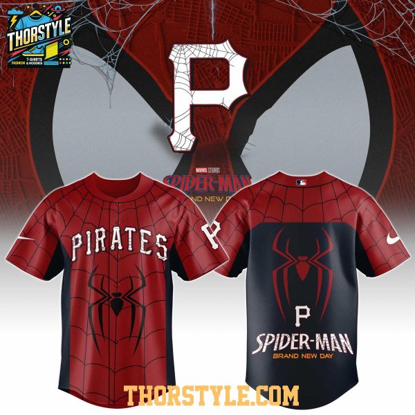 Pittsburgh Pirates x Spider-Man Brand New Day 2026 Theme Game Jersey