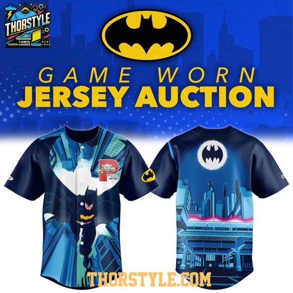 Portland Sea Dogs Batman Theme Night 2026 Custom Baseball Jersey
