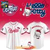 Quad Cities River Bandits x Hello Kitty Classic Striped 2026 Night MiLB Game Jersey