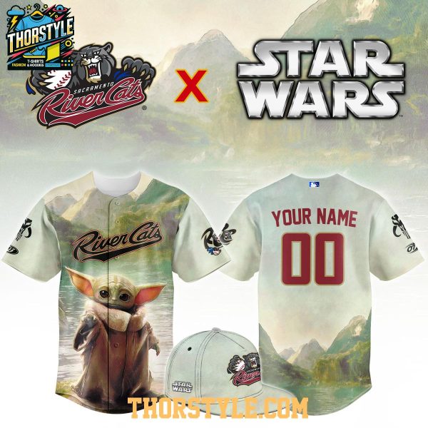Sacramento River Cats Star Wars Night 2026 Baby Yoda MiLB Custom Jersey