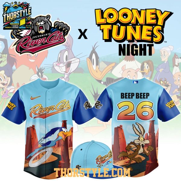 Sacramento River Cats x Looney Tunes Night 2026 MiLB Custom Jersey