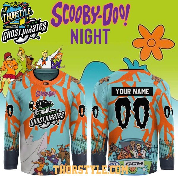 Savannah Ghost Pirates x Scooby Doo 2026 Night Custom Hockey Jersey