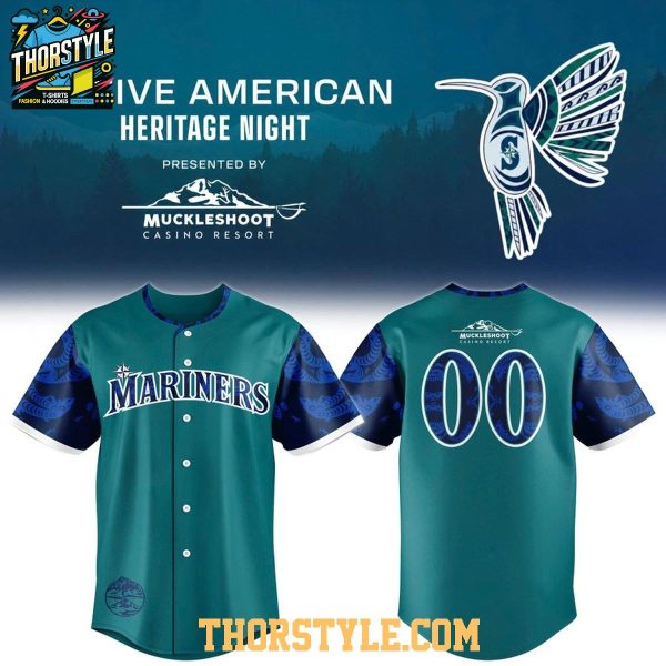 Seattle Mariners 2026 Native American Heritage Night Custom Jersey