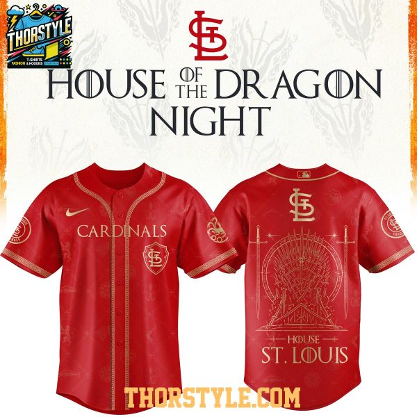 St. Louis Cardinals x House Of The Dragons 2026 GOT Night Baseball Jersey