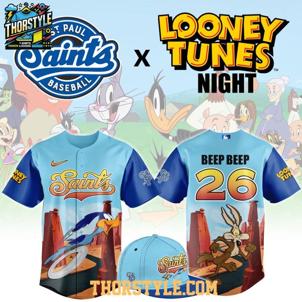 St. Paul Saints x Looney Tunes Night 2026 MiLB Custom Jersey