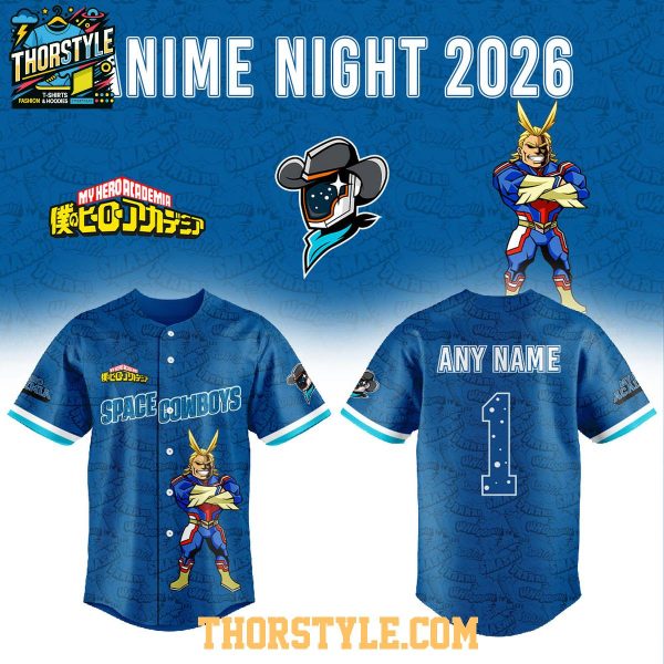 Sugar Land Space Cowboys x Anime Night 2026 Game Custom Jersey