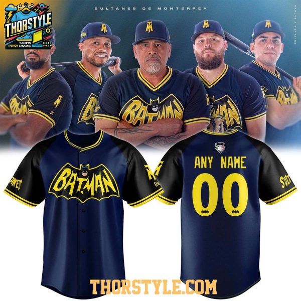 Sultanes de Monterrey Batman 2026 Night Personalized Baseball Jersey